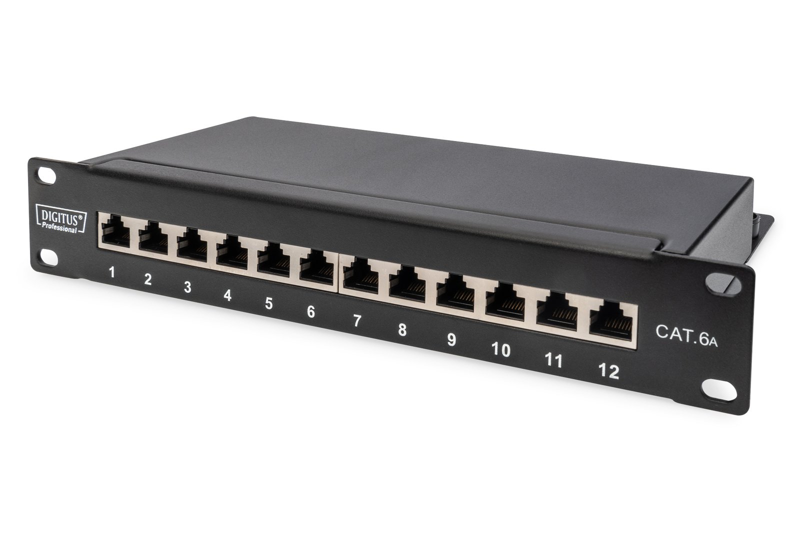 jEPLq0zjqkCiCUegwwPGmw.r.jpg DIGITUS CAT 6A Patch Panel shielded 12 Port - Image 1
