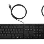 HP INC. 320MK Wired Desktop Mouse and Keyboard (9SR36UT) QWERTY