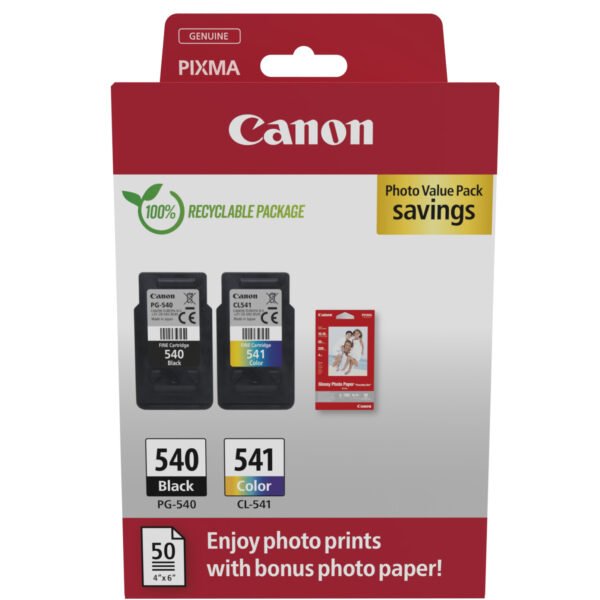 CANON PG 540/CL 541 Photo Paper Value Pack 2er Pack