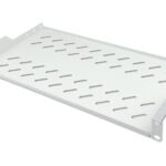 DIGITUS 1U fixed shelf for racks from 400 mm depth 45x483x250 mm up to 15 kg Grey