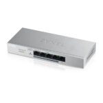 ZYXEL 5 Port Webmanaged PoE+ Gigabit Switch Power budget 60W