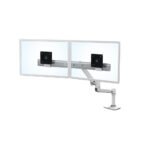 ERGOTRON LX Desk Dual Direct Arm Two Monitor Mounting Kit Max. 25 inch screen White