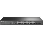 TP-LINK JetStream 24 Port 2.5GBASE T and 4 Port 10GE SFP+ L2+ Managed Switch with 16 Port PoE+ & 8 Port PoE++