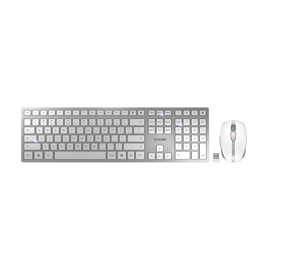 qKu9xqbEO0KBpzxiMWTczg.r.jpg CHERRY DW 9100 SLIM Desktop set Wireless QWERTY Silver/White - Image 1