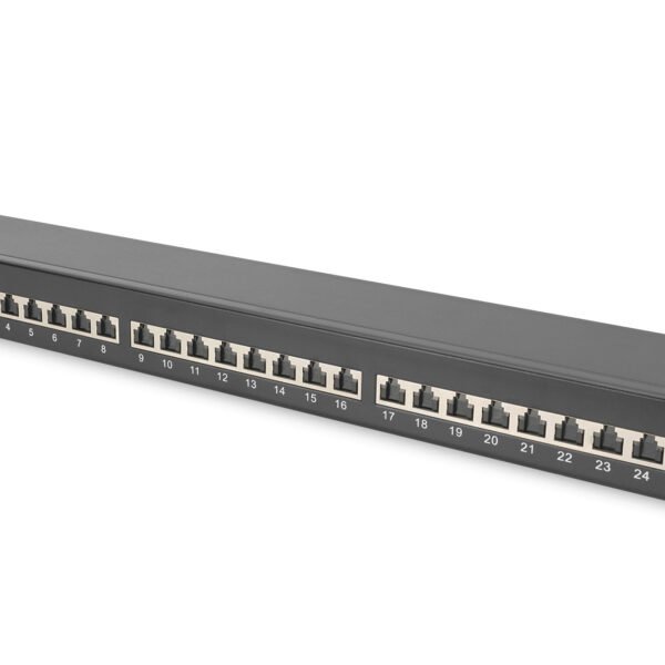 DIGITUS CAT 6A Patch Panel shielded 1U 24 port