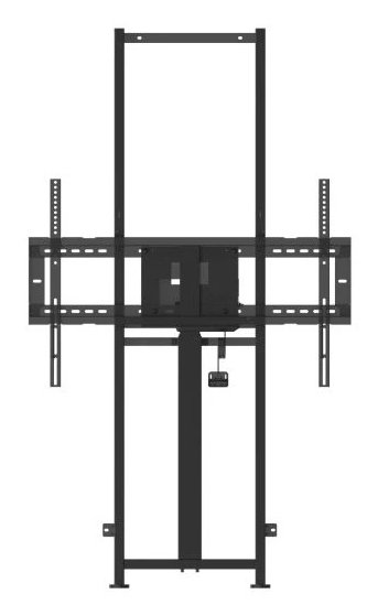 rF90qSHcnUu9Ps64I4Xo7A.r.jpg VIEWSONIC Viewboard electric wall 65 inch t/m 86 inch 65cm hight adjustable anti collision function max.75kg black - Image 1