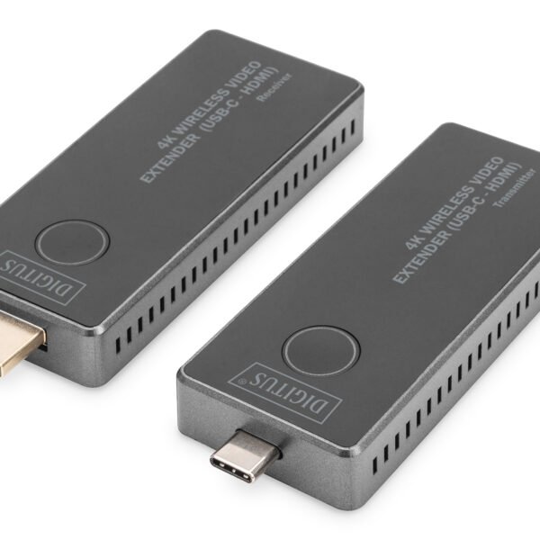 DIGITUS 4K Wireless AV Extender Set 30m USB C HDMI