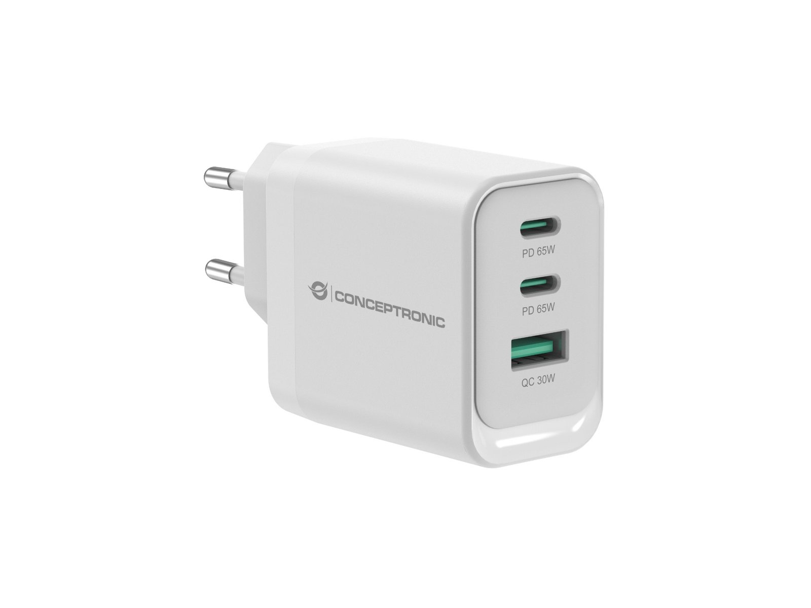 rn2C4YhxSkijqJN_SduuuQ.r.jpg CONCEPTRONIC 3 Port 65W GaN USB PD Charger USB C x 2 USB A x 1 QC 3.0 PPS PD 3.0 - Image 1