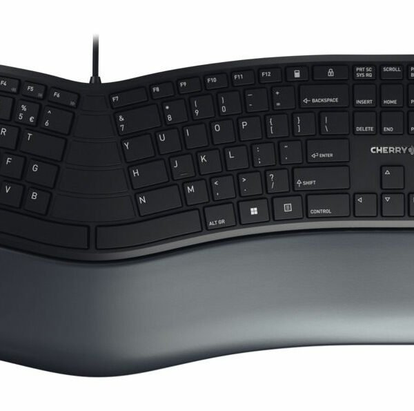 CHERRY KC 4500 ERGO Keyboard Corded AZERTY Black