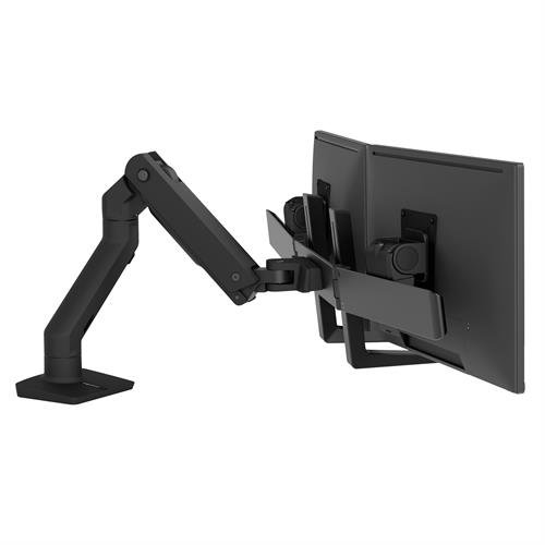 uRwQU0b6WU6sM_uG1hyiAw.r.jpg ERGOTRON HX Desk Dual Monitor Arm Two Monitor Mount Max. 32 inch screen Matte Black - Image 1