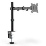 DIGITUS Single Monitor Clamp Mount 15 32inch Max Weight 8 kg Black