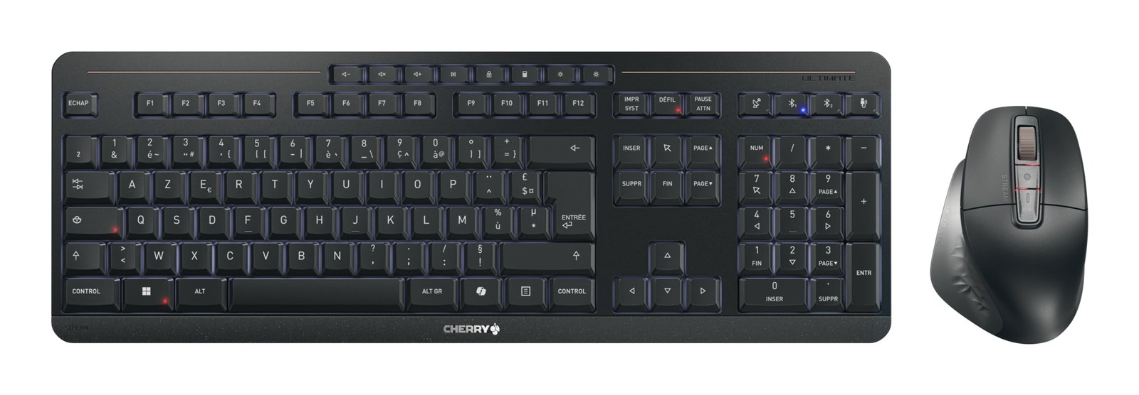 w_MuGY-DxU6l3sNXytT0rQ.r.jpg CHERRY CHERRY STREAM ULTIMATE Desktop set Wireless AZERTY Black - Image 1
