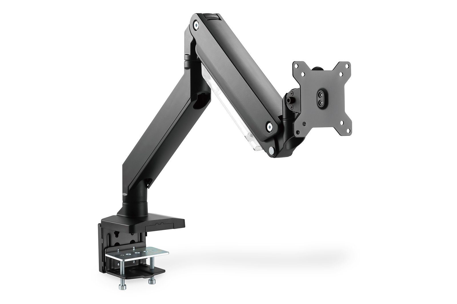 x8UP_VqVcE2QgSPnmv9QFQ.r.jpg DIGITUS Universal Single Monitor Mount Gas Spring/Clamp Mount Max 15KG Black - Image 1