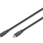 DIGITUS USB Silicone Charging and Connection cable USB C to USB C 2m 20G 8K 240W Black