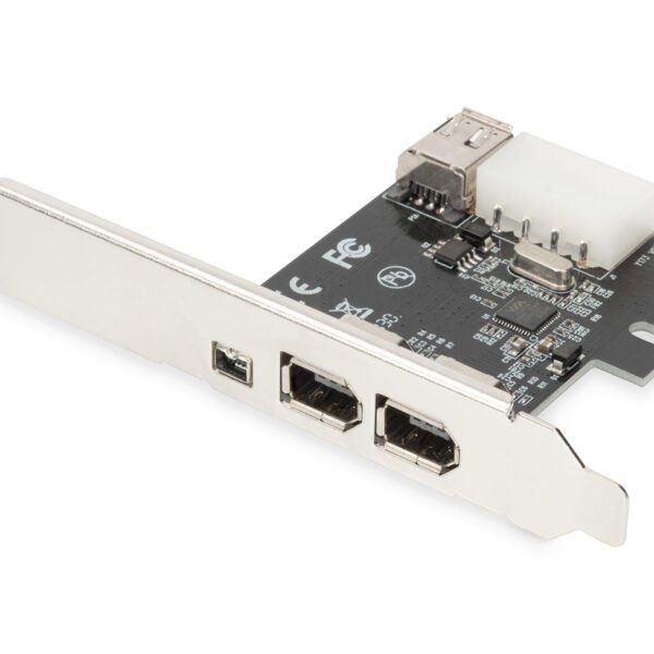 DIGITUS PCI Express Card Firewire 1394a (3+1 ports)